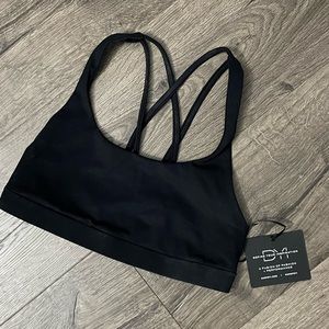 NWT! DYI x Erin Oprea Strappy Bra in Black - size XS
